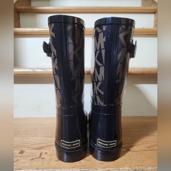 Michael Kors Logo Mid Rainboot Size 9 - Picture 4 of 11